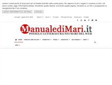 Tablet Screenshot of manualedimari.it